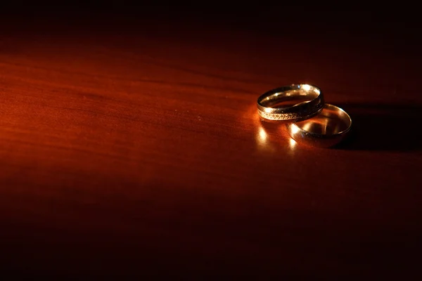 Anillos de boda — Foto de Stock