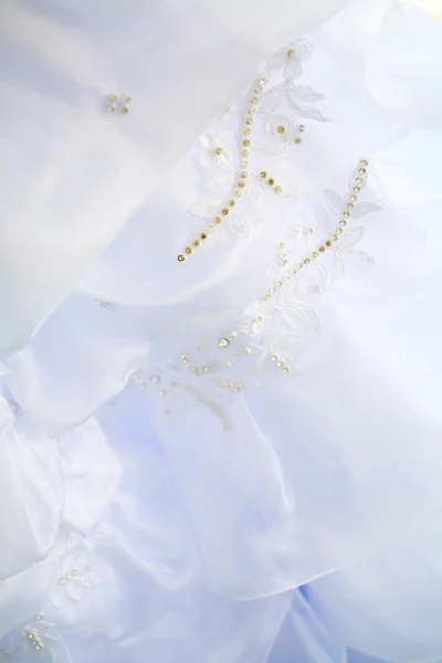 Wedding dress with buttons — Stock Photo, Image