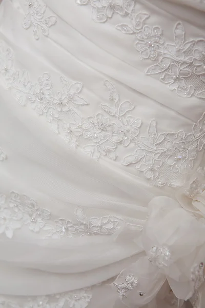 Part of the wedding dress — Stock Photo, Image