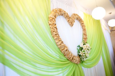 bir kalp olarak Tekstil dekorasyon