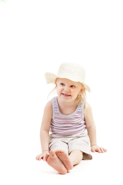 Small model on the floor — Stock Photo, Image