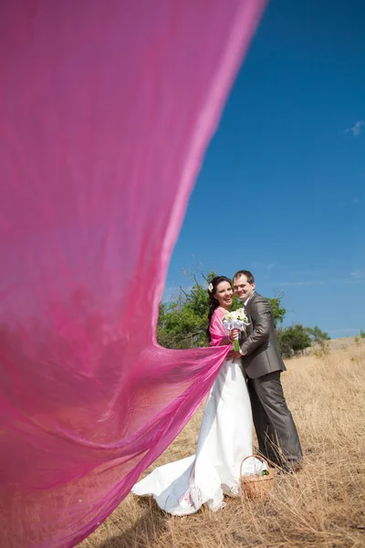 S létáním šál — Stock fotografie