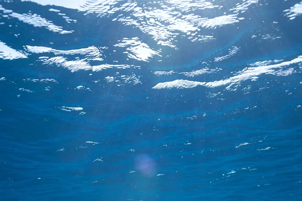 Sfondo di luce solare in acqua — Foto Stock