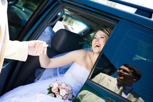 To leave a car — Stock Photo, Image