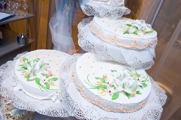 Güzel bir düğün pastası — Stok fotoğraf