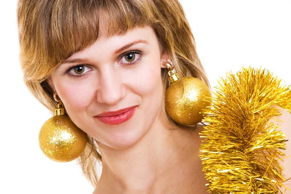 Dziewczyna cristmas — Zdjęcie stockowe