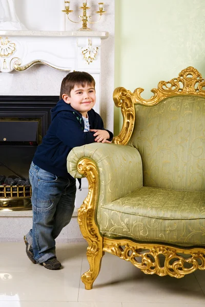 Boy in the room — Stock Photo, Image
