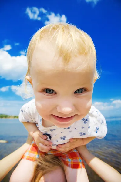 Grappige portret van het kind — Stockfoto