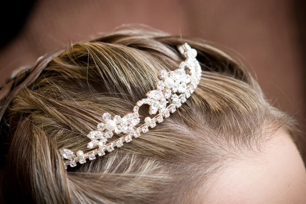 A beautiful decoration to the hair — Stock Photo, Image