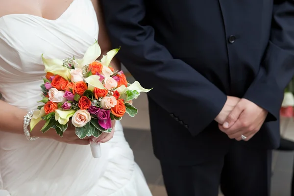 Bouquet and wedding — Stock Photo, Image