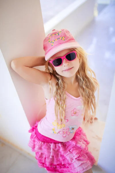 Küçük moda kız — Stok fotoğraf