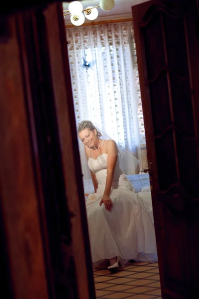 Warten auf einen Bräutigam — Stockfoto