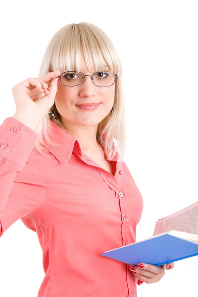 Young teacher looking at you — Stock Photo, Image