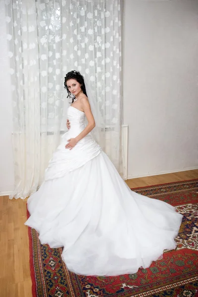 Sposa a casa — Foto Stock