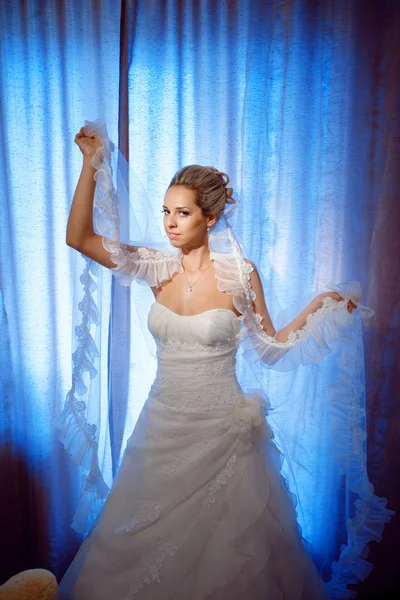 Bride with veil — Stock Photo, Image
