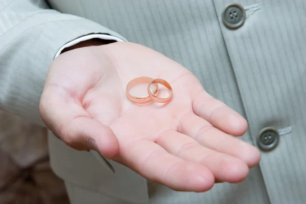 Anillos de amor — Foto de Stock