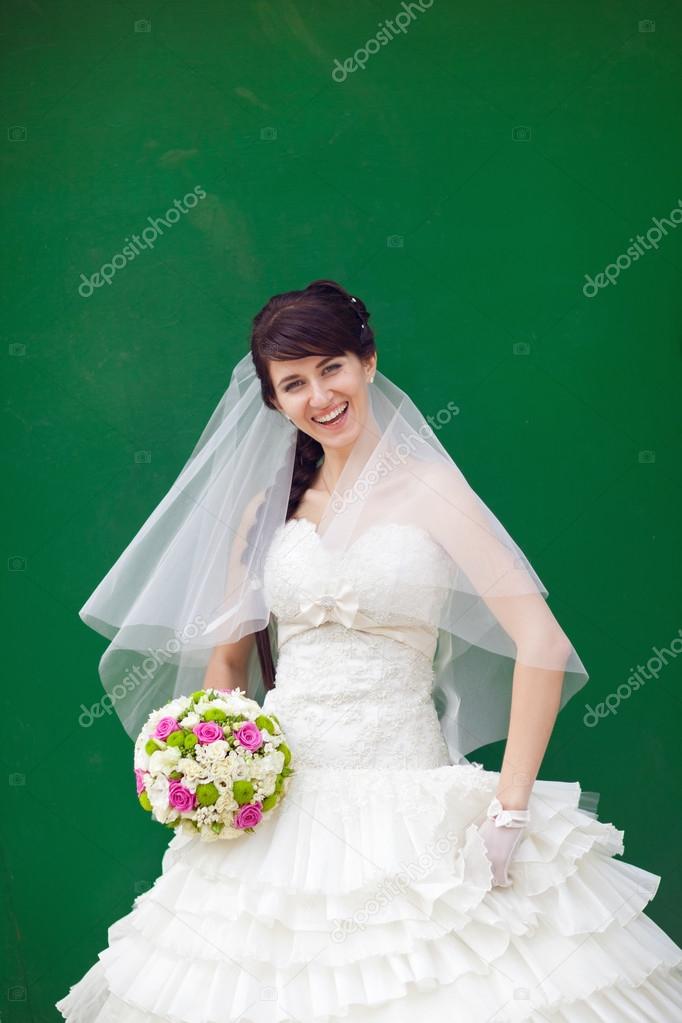 bride by the  wal