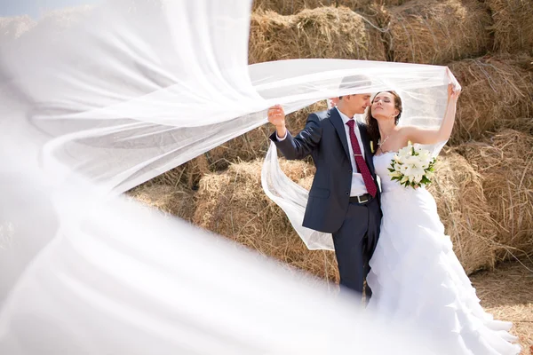 Romantico matrimonio coppia — Foto Stock