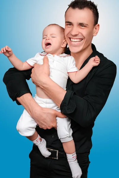 Father with his young son — Stock Photo, Image