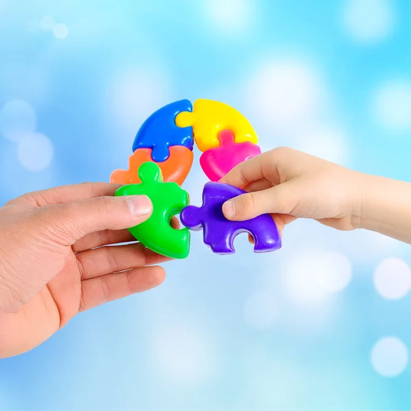 Kinderpuzzels — Stockfoto