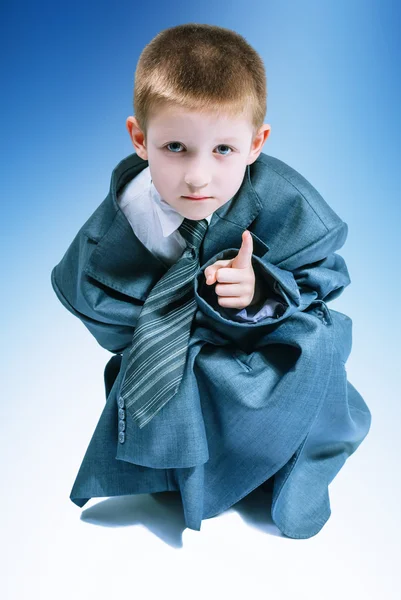 Băiat în costum — Fotografie, imagine de stoc