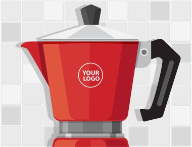 Red Moka Tenceresi, Red Italian kahve makinesi veya moka demlik, espresso makinesi