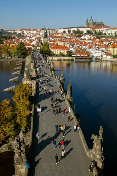 Prazer República Checa Outubro 2020 Vista Aérea Centro Histórico Prague — Fotografia de Stock