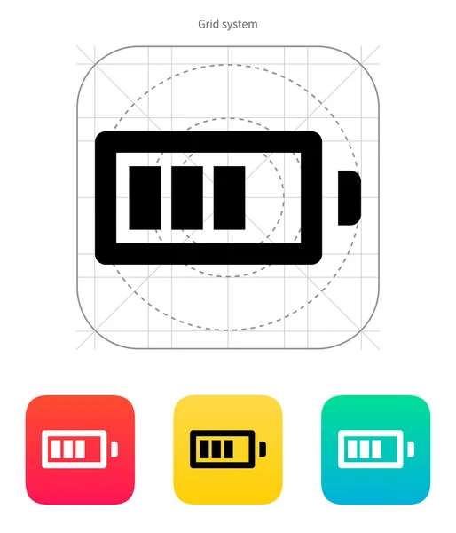 Ikona nabití baterie. vektorové ilustrace. — Stockový vektor