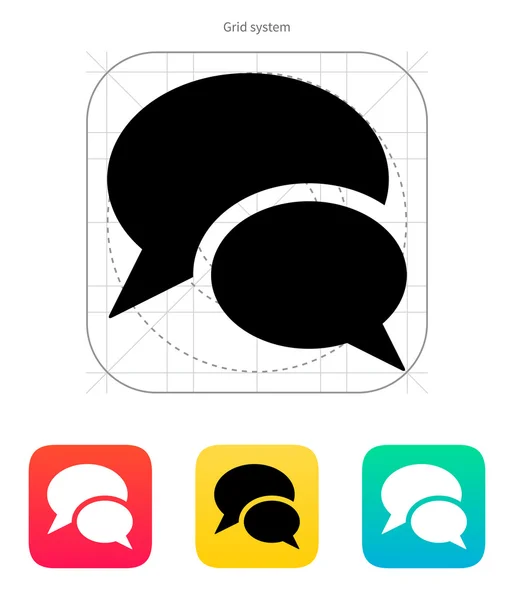 simge konuşmak. vektör çizim.