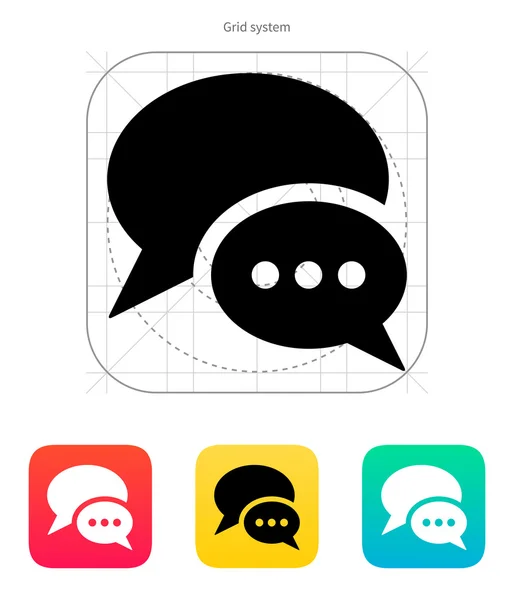 Dialogue bubble icon. Vector illustration. — Stock Vector