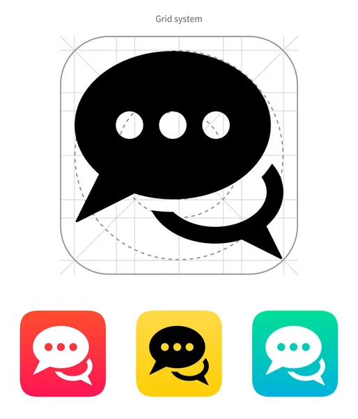 Messages icon. Vector illustration. — Stock Vector