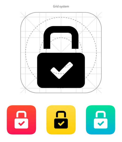 Padlock icon. — Stock Vector