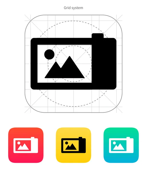 Digital camera icon. — Stock Vector