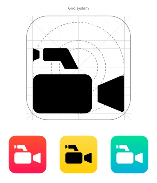 ジャーナリスティックなカメラ アイコン. — ストックベクタ