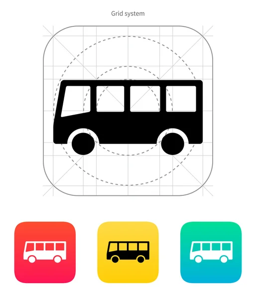 Icono de autobús . — Archivo Imágenes Vectoriales