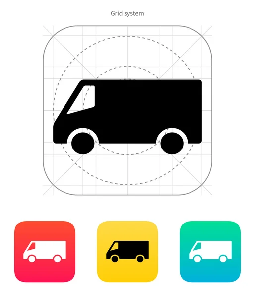 Icono de minibús . — Archivo Imágenes Vectoriales