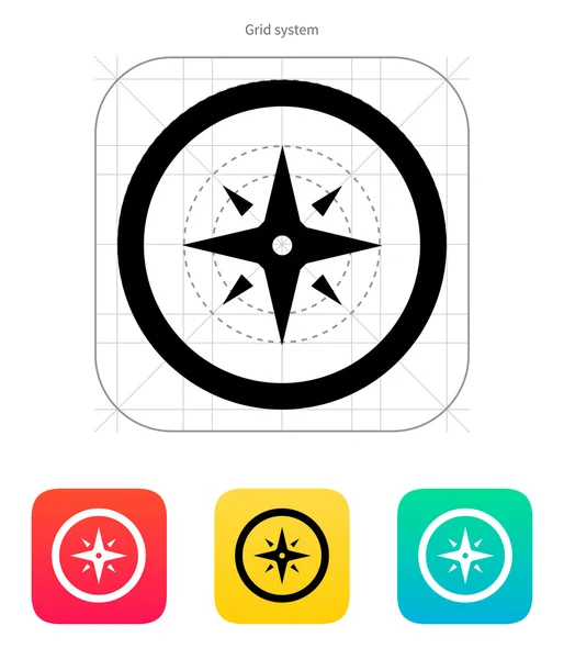 Rüzgar gülü simgesi.