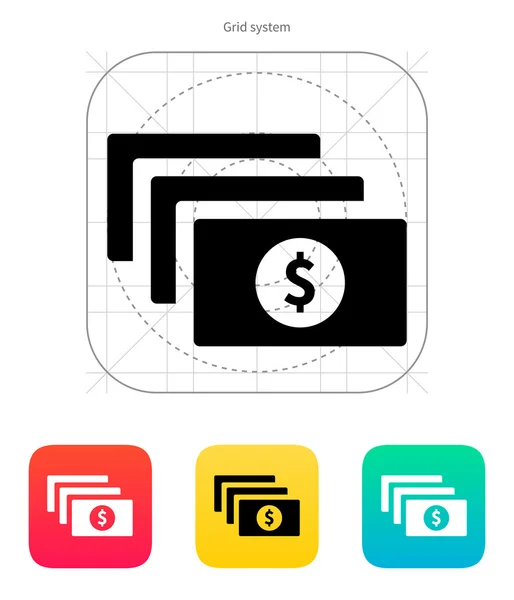 Bundle with dollar sign icon. — Stock Vector