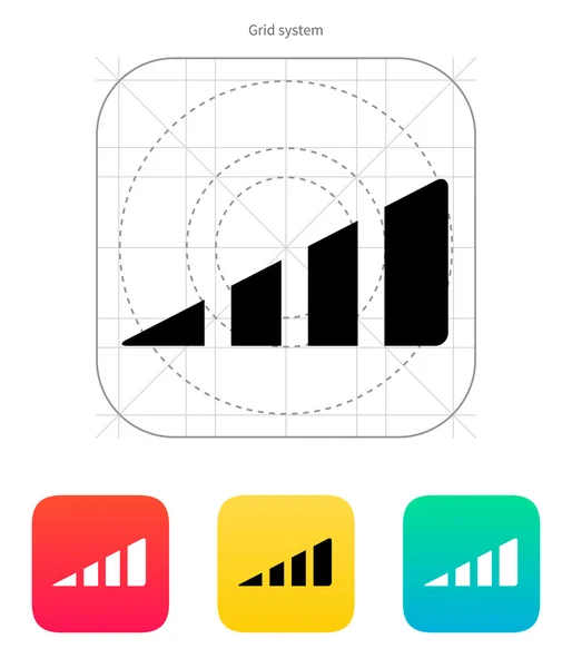 Indicador de control de volumen icono . — Vector de stock