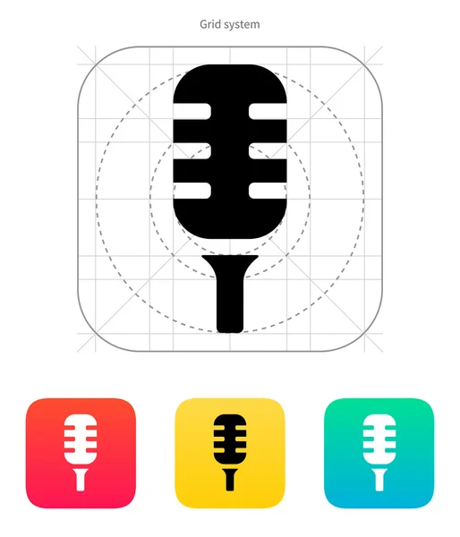 Studio microphone icon. — Stock Vector