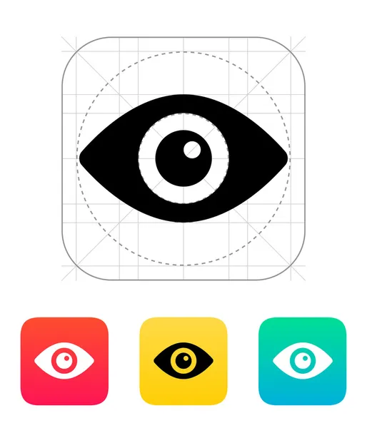 Icono del ojo. — Archivo Imágenes Vectoriales