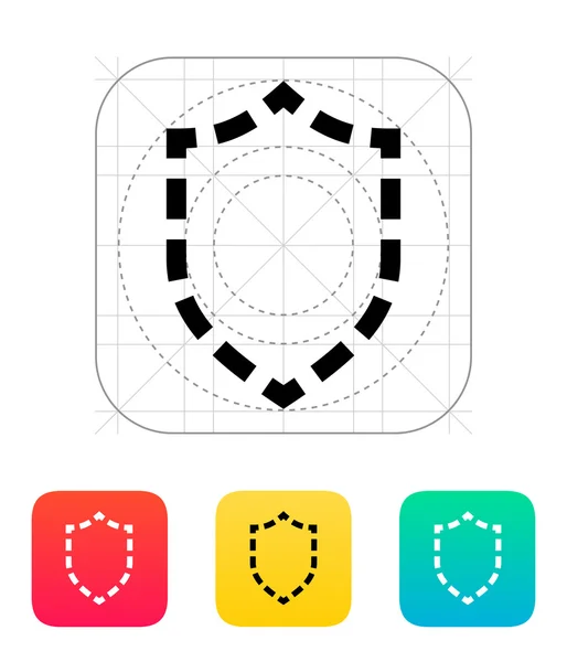 シールドアイコン. — ストックベクタ