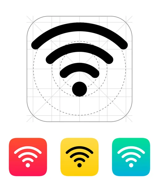 Wireless network icon. — Stock Vector