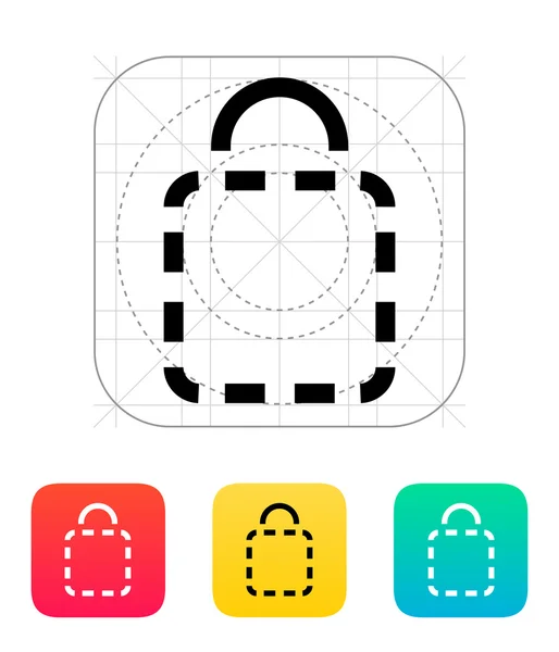 购物袋无图标. — 图库矢量图片