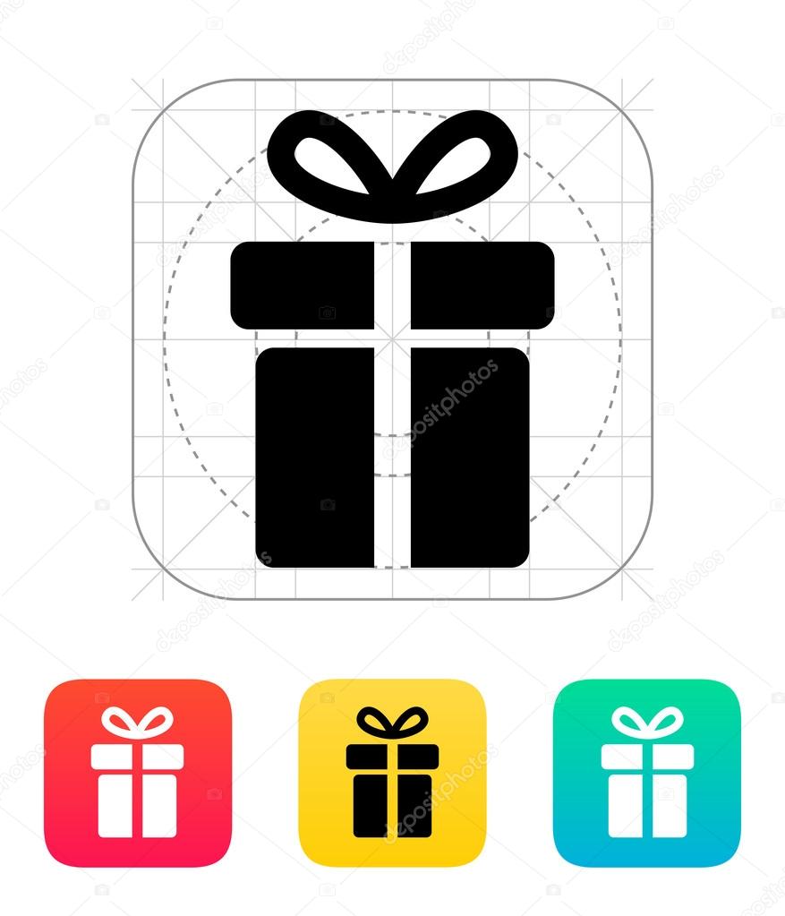 Gift box icon.