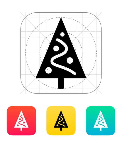 Christmas tree icon. — Stock Vector