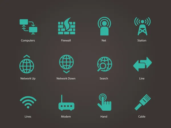 ağ simgeleri.