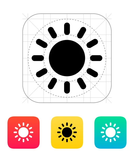 Sun weather icon. — Stock Vector