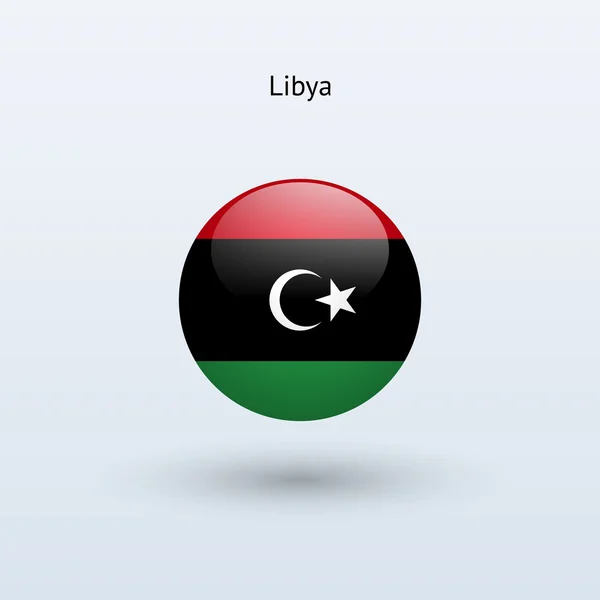 Libysche Flagge. Vektorillustration. — Stockvektor