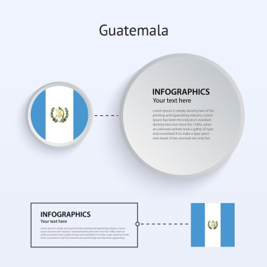 Guatemala ülke set afiş.